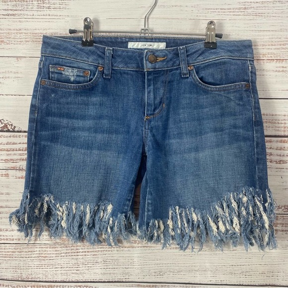 Joe's Jeans Shorts Joes Jeans Honey Frayed Denim Shorts Poshmark
